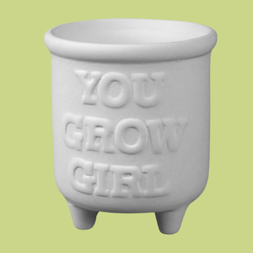 You Grow Girl Planter